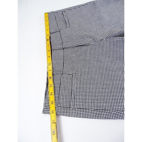 Banana Republic Womens Chino Pants 8 Black White Herringbone‎ Sloan - Picture 4 of 5